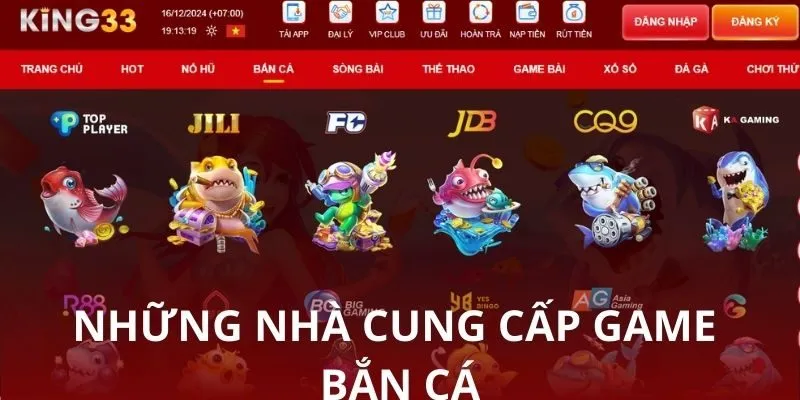 TOP 5 sảnh bắn cá KING33 đáng chơi nhất hiện nay