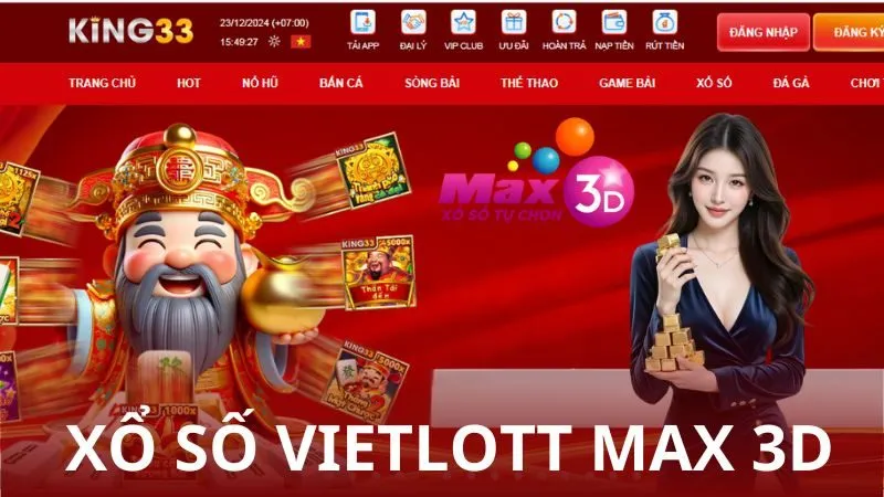 Xổ Số Vietlott Max 3D