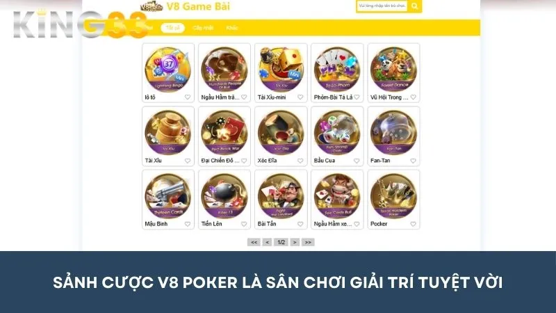 Sảnh cược Poker đem lại sân chơi giải trí tuyệt vời cho mọi người